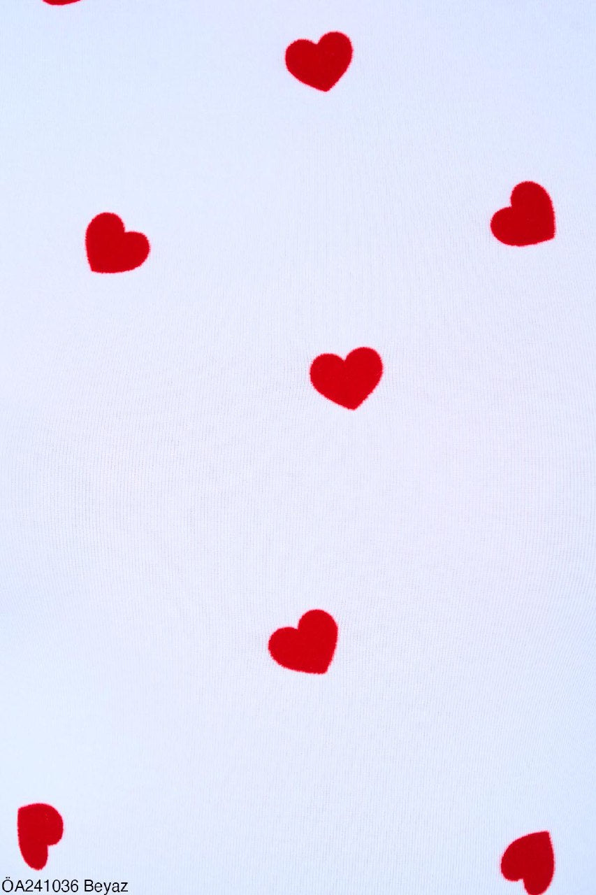 241036 Brotel with red heart print