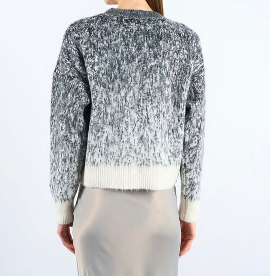 TK231206 Two_tone rose gold sweater