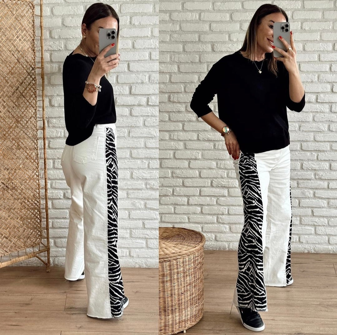16085 Zebra Design Pants