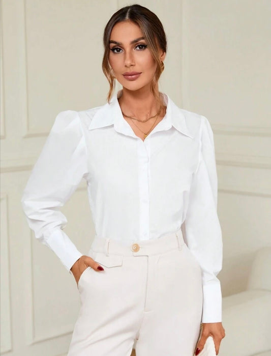 5181 White poplin Shirt