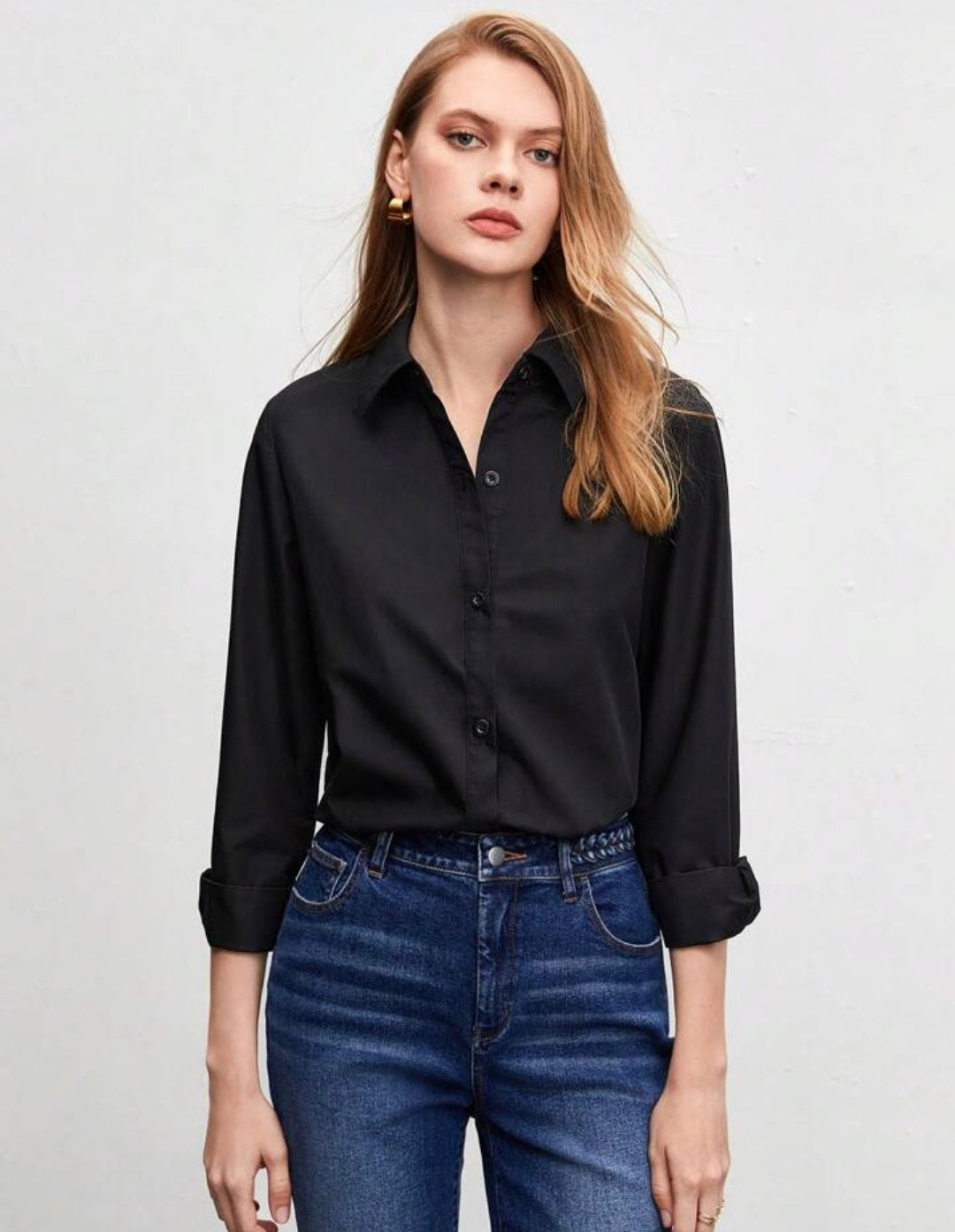 5181 White poplin Shirt