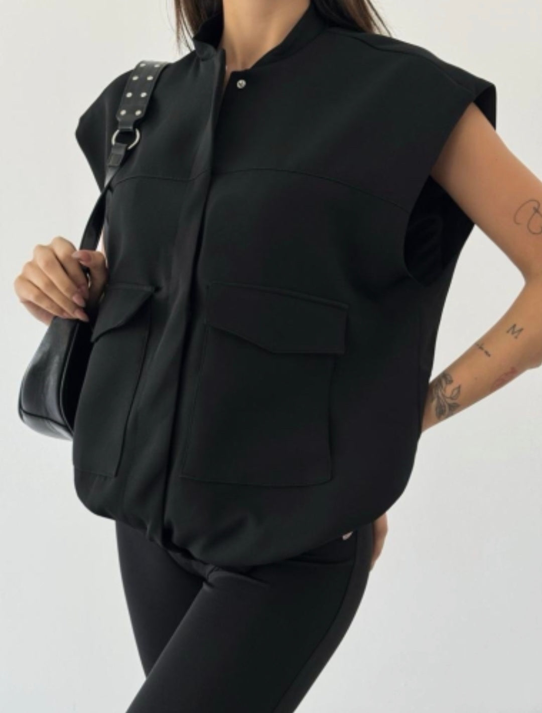 14165 Flat Pocket Vest Jacket