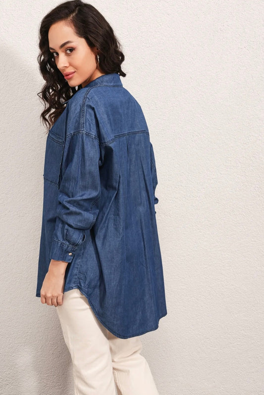 P092 denim Shirt