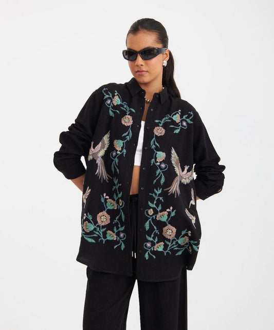33356 Over Size Florist Shirt