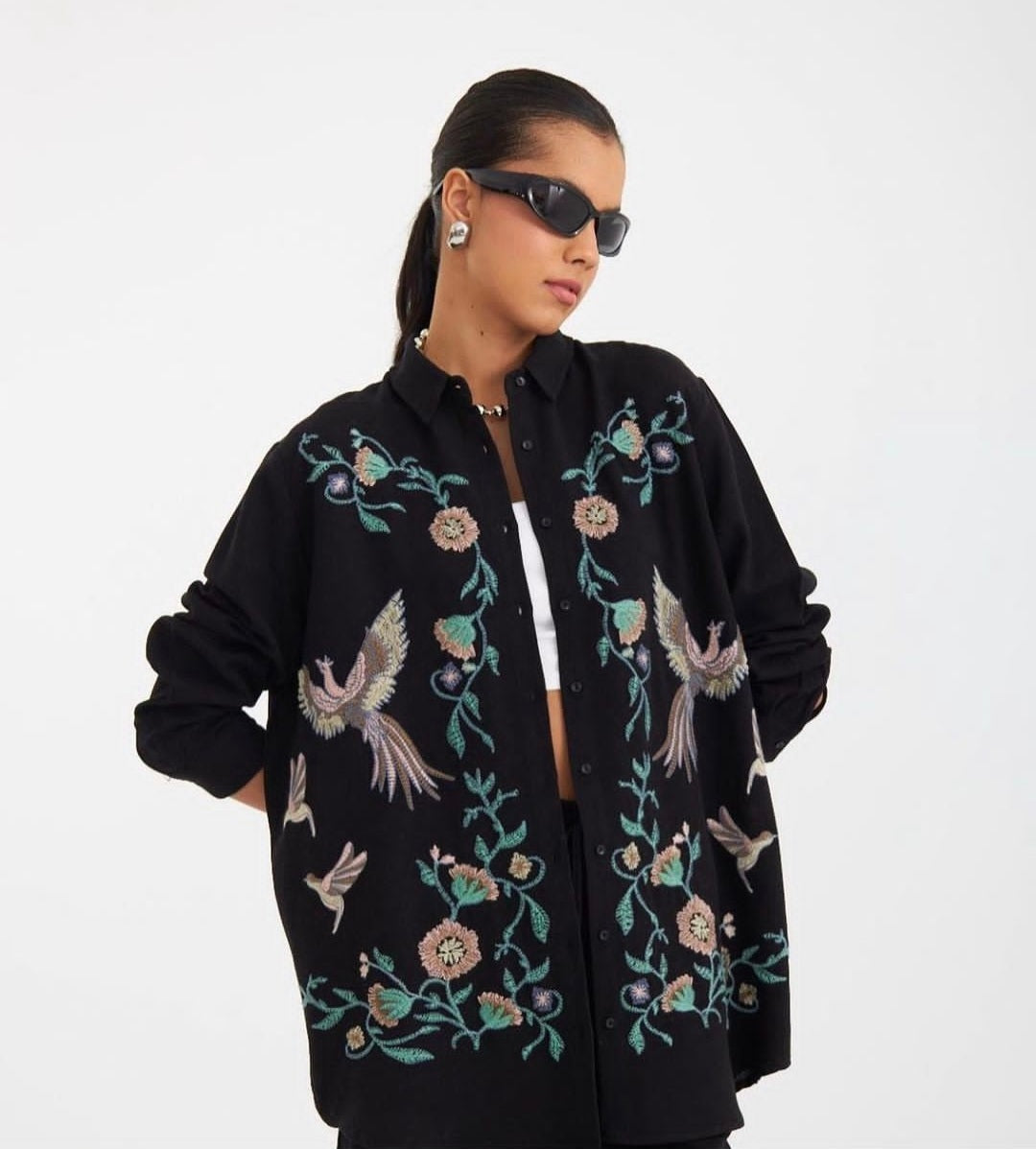 33356 Over Size Florist Shirt