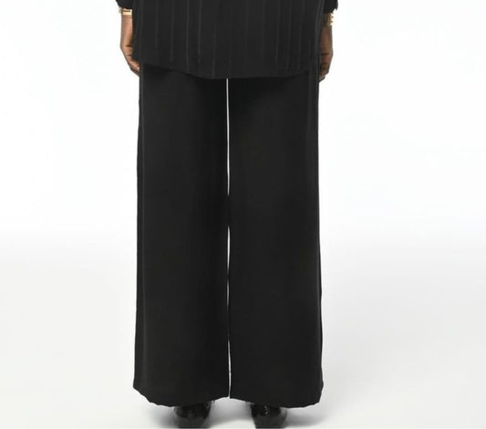 39357 Linen Black Pants