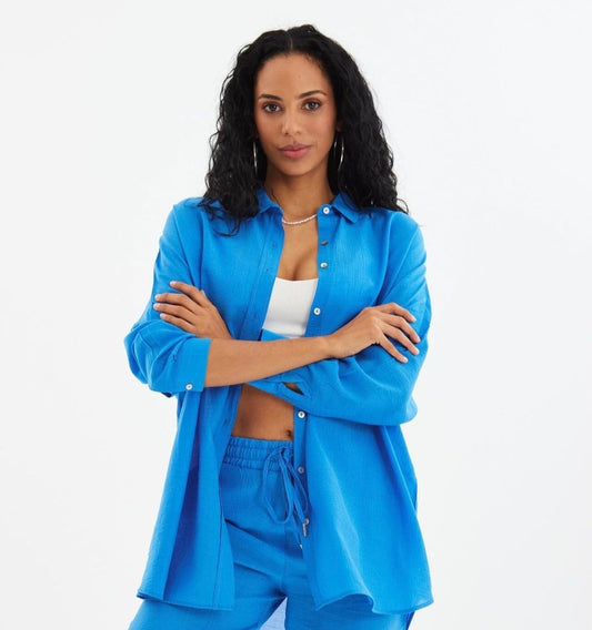 33102 Linen Blue Shirt