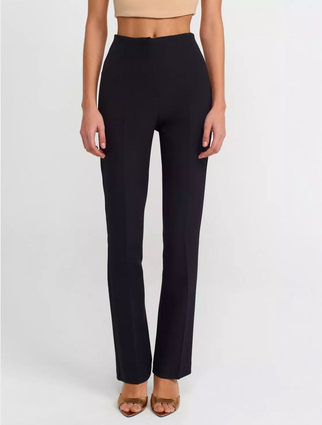 71241 Darted Flare Trousers