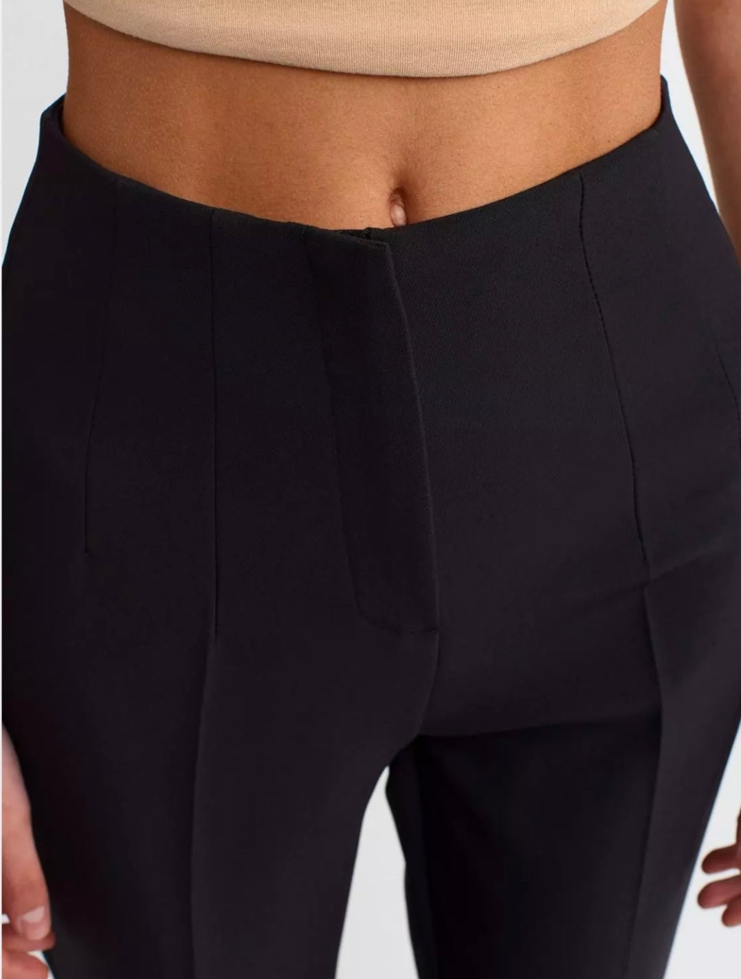 71241 Darted Flare Trousers