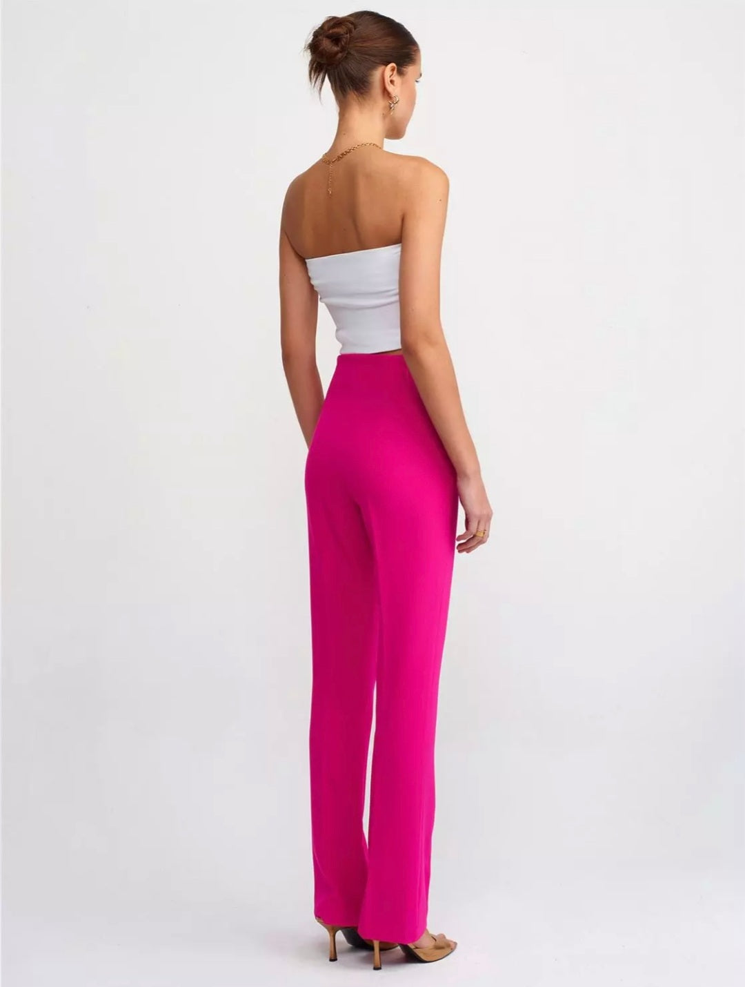 71241 Darted Flare Trousers