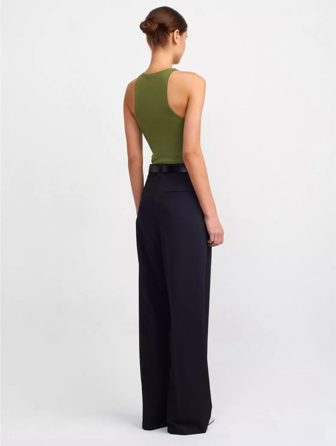 71272 Wide Leg Trousers without Belt