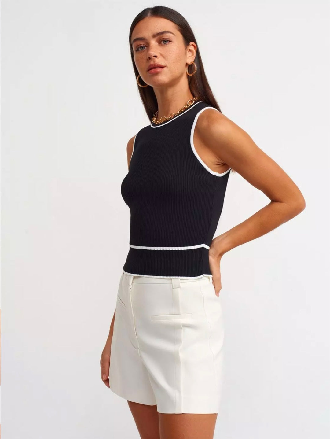 10391 Crew Neck Ribbed Undershirt