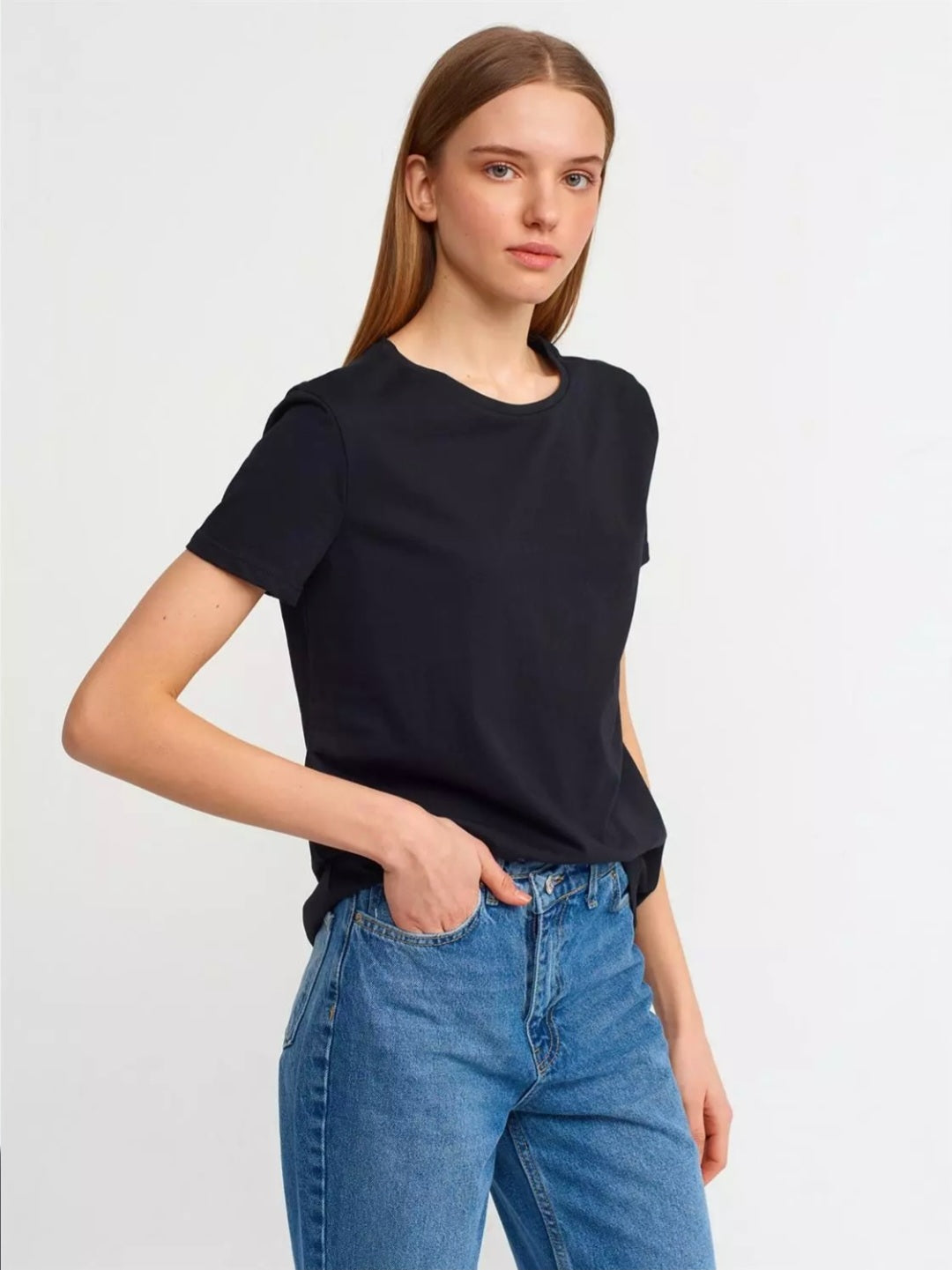 3471 Crew Neck Basic T-Shirt