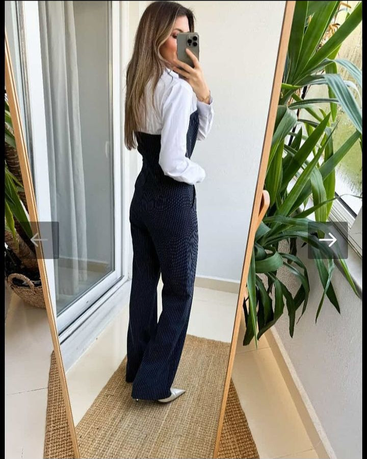 Jumpsuit with shirt details