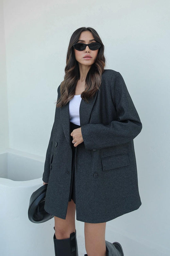 24k54489Anthracite Blazer jacket