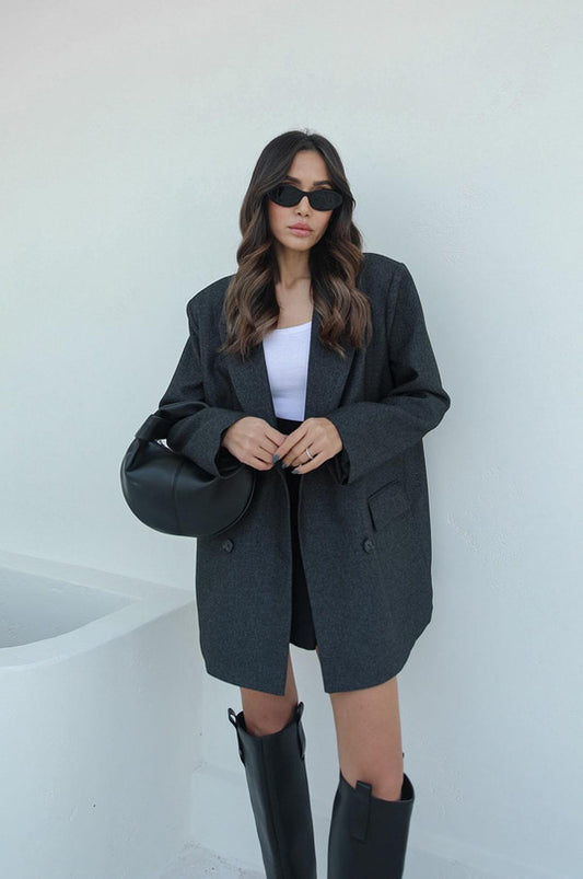 24k54489Anthracite Blazer jacket