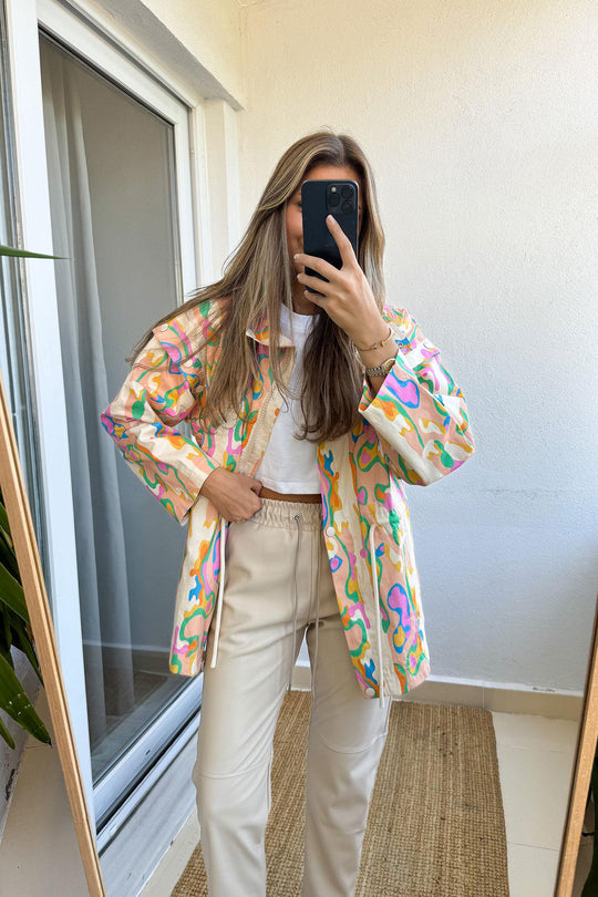 23297 Parashut multi color jacket