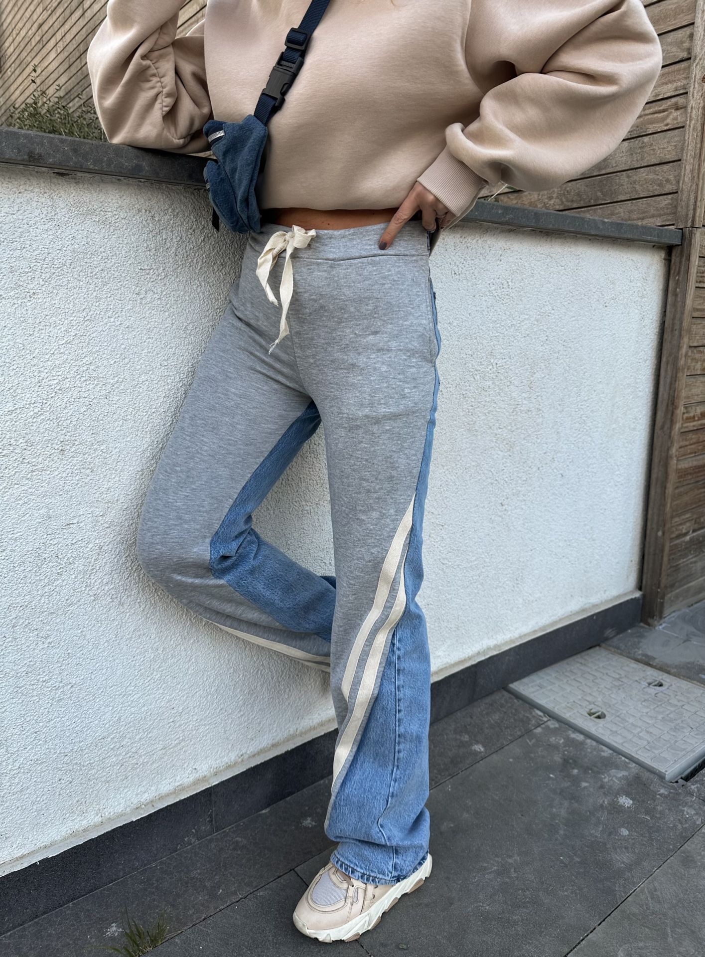 1900 Denim Detailed Designer Trousers