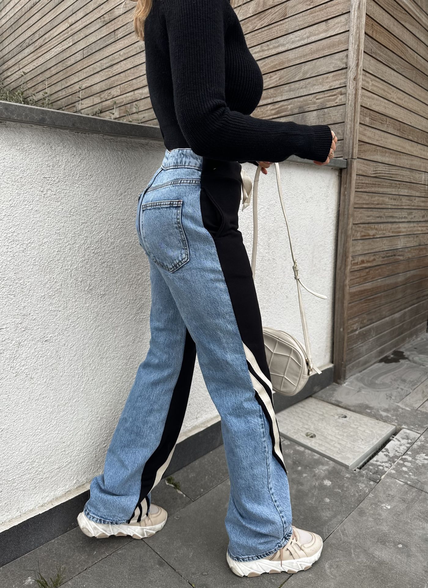1900 Denim Detailed Designer Trousers
