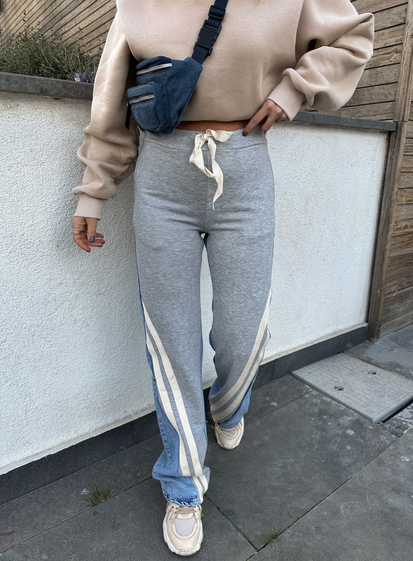 1900 Denim Detailed Designer Trousers