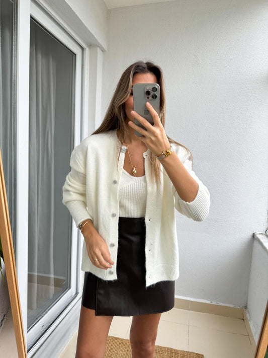 231042 Cardigan Bustier Suit