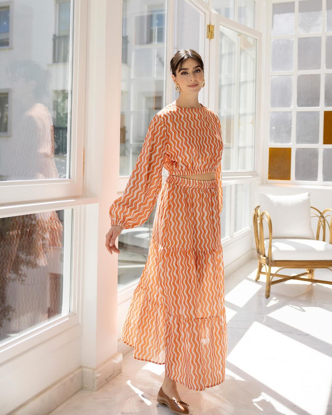 122-0001 RV long skirt set