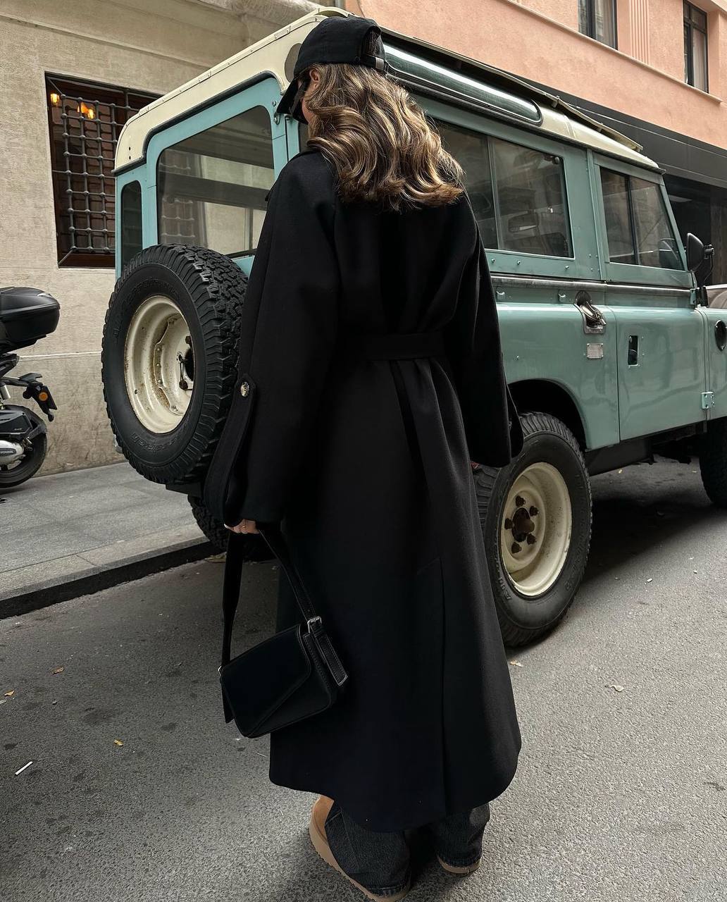 23k43751 Belted coat