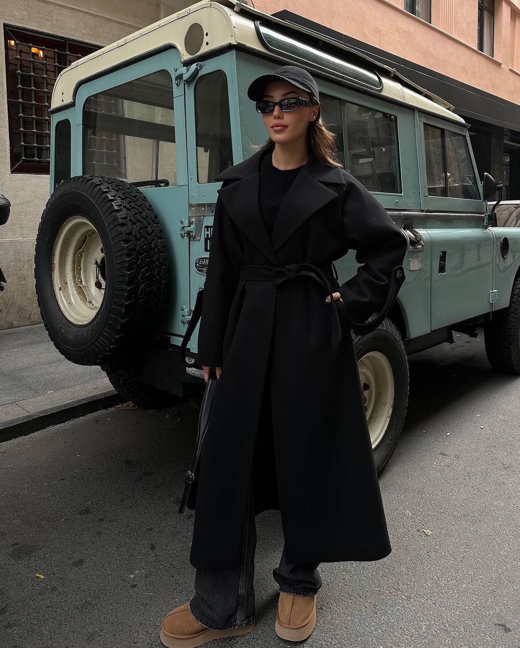 23k43751 Belted coat
