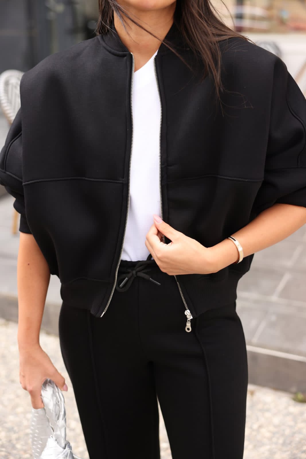 98606 Tracksuit With Zipper Shirt