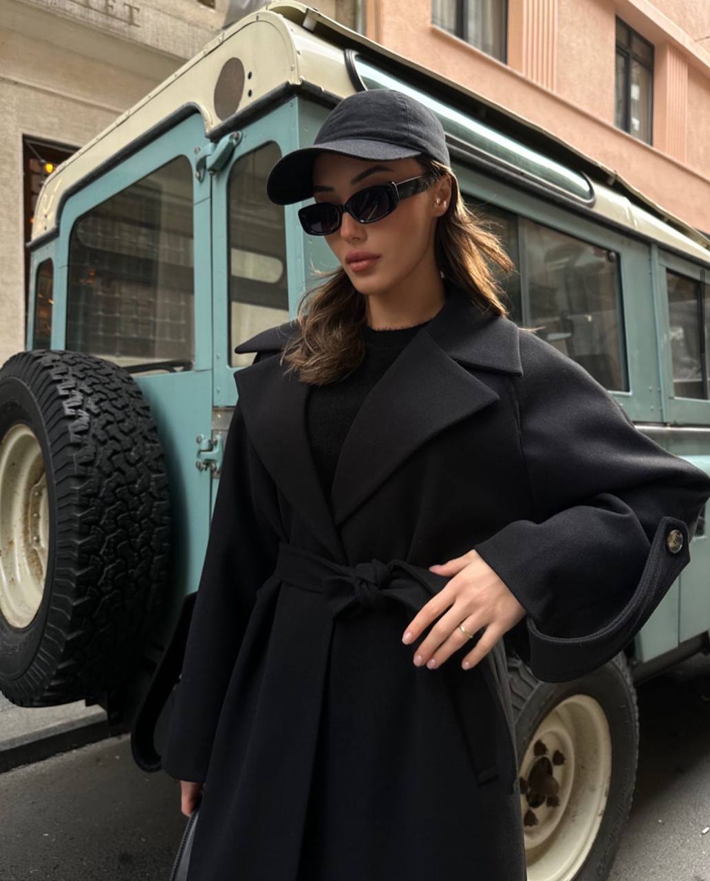 23k43751 Belted coat