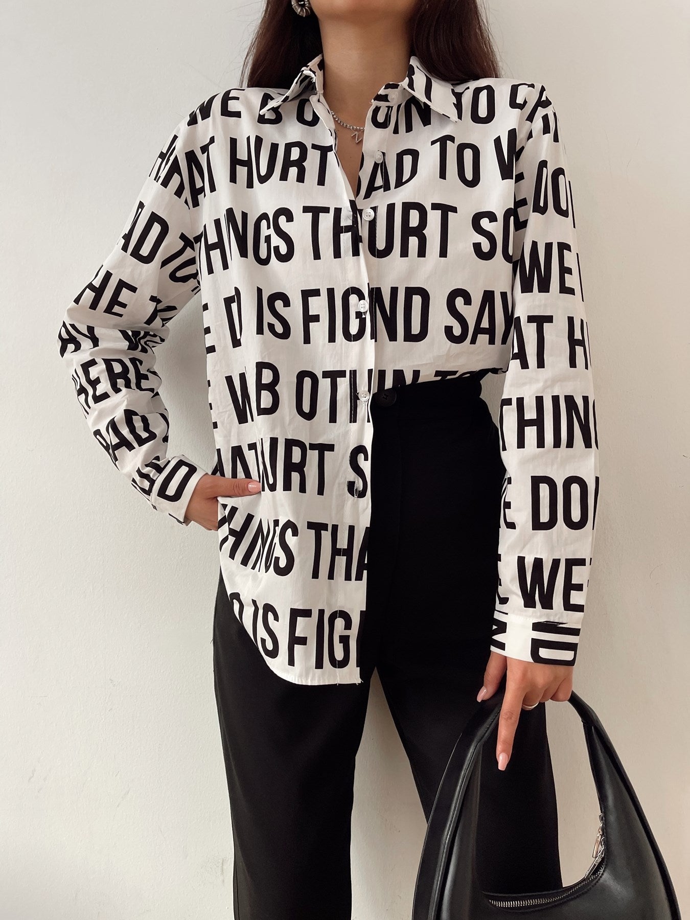 11676 Poplin alphabetical shirt